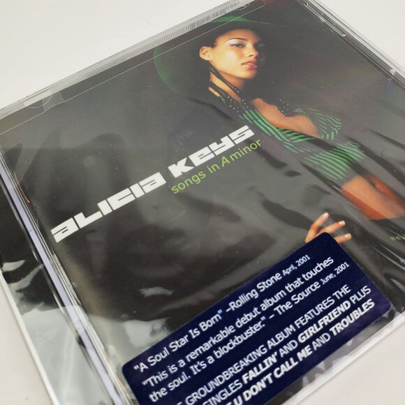 Alicia Keys Songs In A Minor CD 2001 Neo Soul Hype Sticker Sealed - Picture 7 of 9